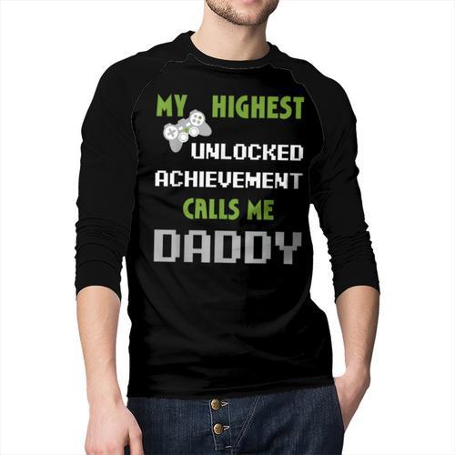 Nerdy Father Day Gamer Dad Daddy Men Love Video Gaming Men Baseball Raglan Shirt - Father's Day Fun