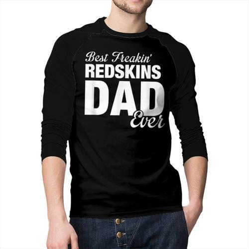 Redskins Goshen Best Freakin' Dad Ever HS Men Baseball Raglan Shirt - Father's Day Fun