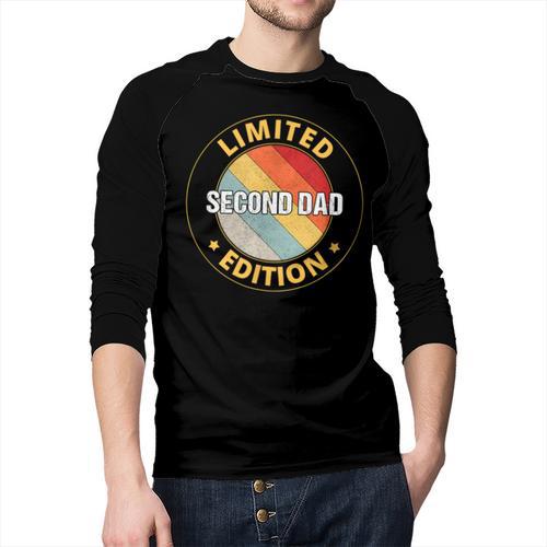 Second Dad Men Baseball Raglan Shirt - Father's Day Fun