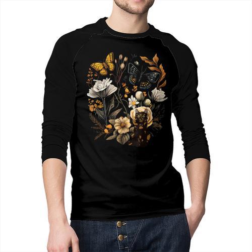 Tortie Cat Owner Flowers Tortie Cat Mom Tortie Cat Dad Men Baseball Raglan Shirt - Father's Day Fun