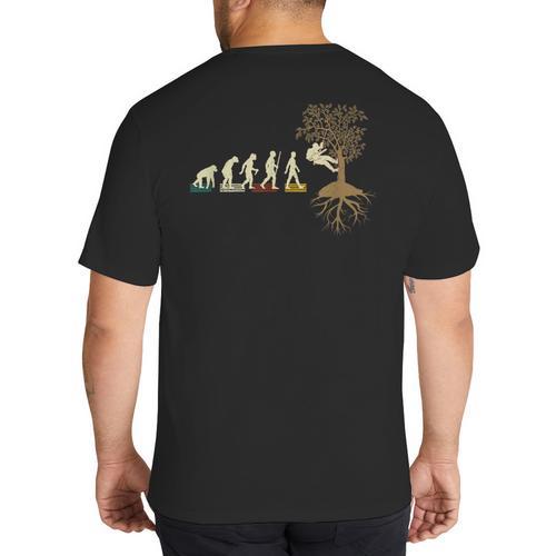 Arborist Tree Trimmer Classic Fit Short Sleeve Crew Neck Arborist For Him Husband Dad Friend Solid With Letter Print Size Small Big And Tall Men's T-Shirt Back Print - Father's Day Fun