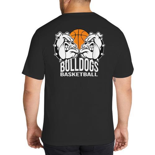 Bulldogs Basketball Shirt Basketball Mom Dad Players Tshirt Big And Tall Men's T-Shirt Back Print - Father's Day Fun