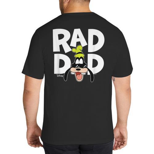 Disney Rad Dad Big And Tall Men's T-Shirt Back Print - Father's Day Fun