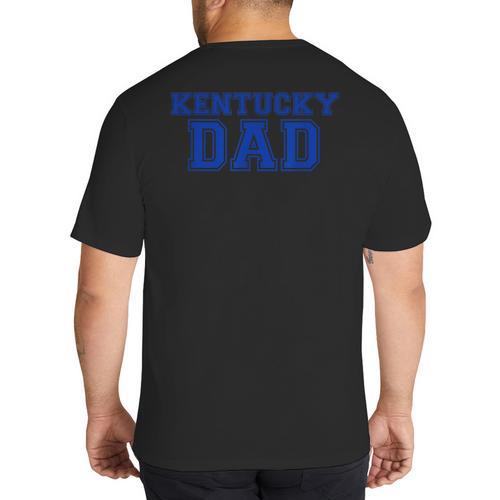 Kentucky Dad Tee Shirt Big And Tall Men's T-Shirt Back Print - Father's Day Fun