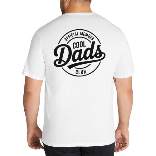 Cool Dads Club Father's Day From Daughter Son Best Dad Ever Big And Tall Men's T-Shirt Back Print - Father's Day Fun