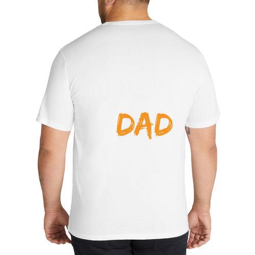 Gymnastics Dad For Gymnastic Father Parents Big And Tall Men's T-Shirt Back Print - Father's Day Fun