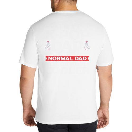 I'm A K-Pop Dad Just Like Normal Dad Except Much Cooler Big And Tall Men's T-Shirt Back Print - Father's Day Fun