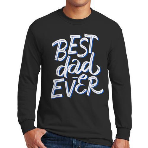 Best Dad Ever Men Long Sleeve T-Shirt - Father's Day Fun