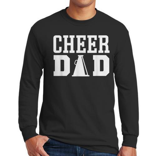 Cheerleading Dad Apparel For Cheer Dad Men Long Sleeve T-Shirt - Father's Day Fun
