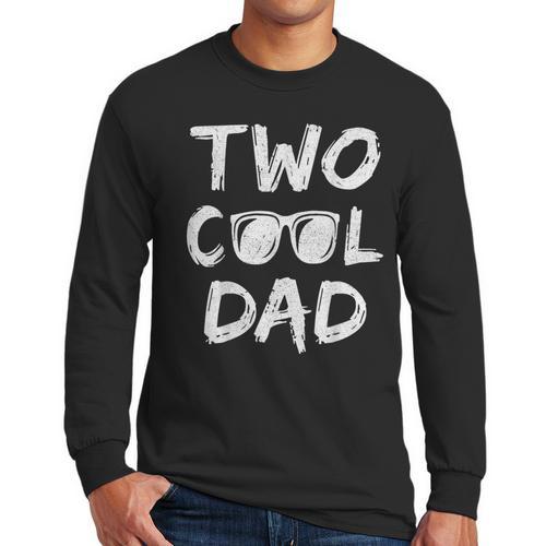Dad Of The Birthday Boy Two Cool 2nd Bday Family Matching Men Long Sleeve T-Shirt - Father's Day Fun