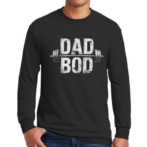 Dad Bod Men Long Sleeve T-Shirt - Father's Day Fun