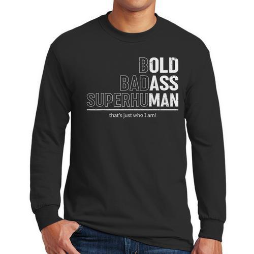 Dad Old Man Grandpa Gag Birthday Fathers Day Dad Men Long Sleeve T-Shirt - Father's Day Fun
