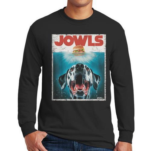 Dalmatian Jowls Cute Paws Spot Dog Mom Top Dog Dad Men Long Sleeve T-Shirt - Father's Day Fun