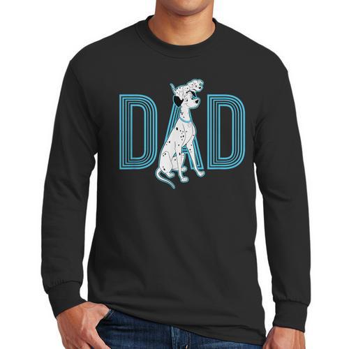 Disney 101 Dalmatians Pongo And Penny Dad Men Long Sleeve T-Shirt - Father's Day Fun
