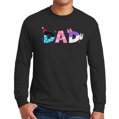 Disney Minnie Mouse And Daisy Duck Dad Father's Day Birthday Men Long Sleeve T-Shirt - Father's Day Fun