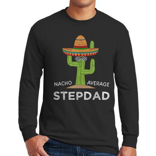 Fun Hilarious Stepfather Humor Stepdad Men Long Sleeve T-Shirt - Father's Day Fun