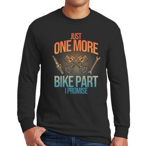 Motorcycle Mechanic Art For Men Dad Motorcycle Lovers Biker Men Long Sleeve T-Shirt - Father's Day Fun