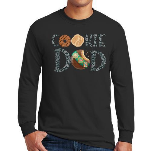 Scout Shirt Cookie Dad Family Girl Troop Leader Men Long Sleeve T-Shirt - Father's Day Fun