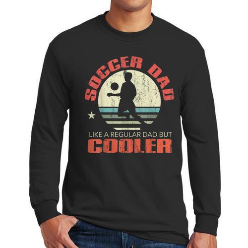 Soccer Dad Player Fan Best For Men Men Long Sleeve T-Shirt - Father's Day Fun