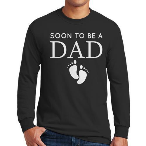 Soon To Be A Dad Unique Father For Would Be Daddy Men Long Sleeve T-Shirt - Father's Day Fun