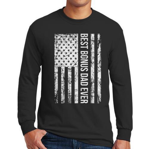 Step Dad Men Long Sleeve T-Shirt - Father's Day Fun