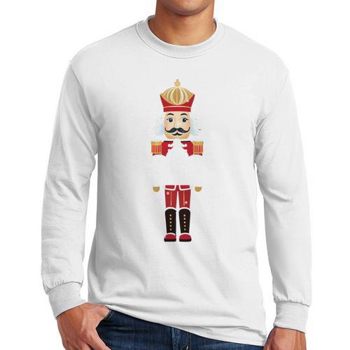 Cool Dad Nutcracker Christmas Family Matching Pajama Men Long Sleeve T-Shirt - Father's Day Fun