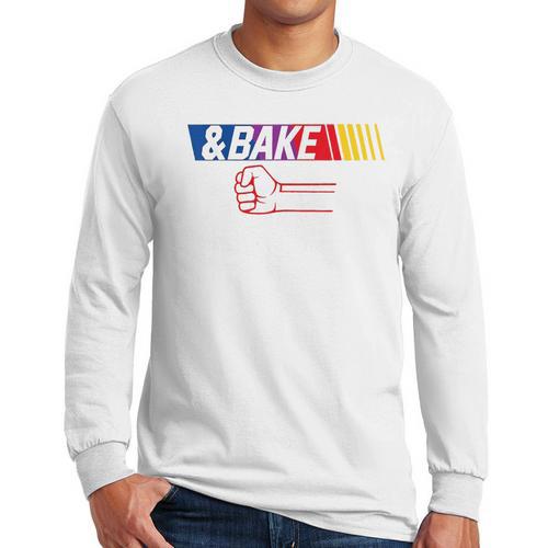 Dad Kid Matching Shake And Bake Bake Men Long Sleeve T-Shirt - Father's Day Fun