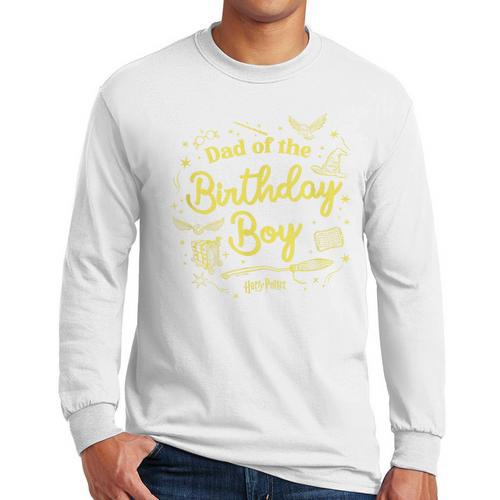 Harry Potter Dad Of The Birthday Boy Magical Things Logo Men Long Sleeve T-Shirt - Father's Day Fun