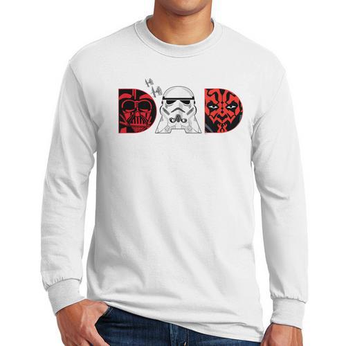 Star Wars Darth Vader Darth Maul Dad Father's Day Birthday Men Long Sleeve T-Shirt - Father's Day Fun