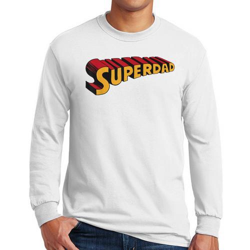 Super Dad Superdad Superhero Dad Men Long Sleeve T-Shirt - Father's Day Fun