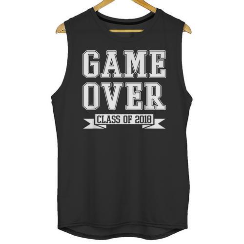 2018 Game Over College High School Graduation Senior Shirt Unisex Tank Top - Best Gift Smart