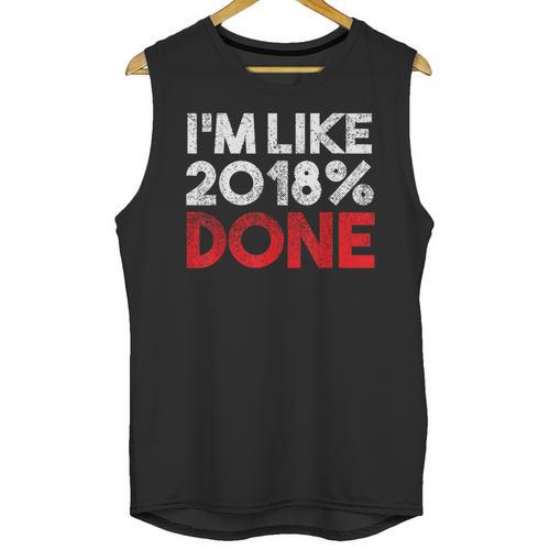 2018 Percent Done Senior Graduation Shirt Unisex Tank Top - Best Gift Smart