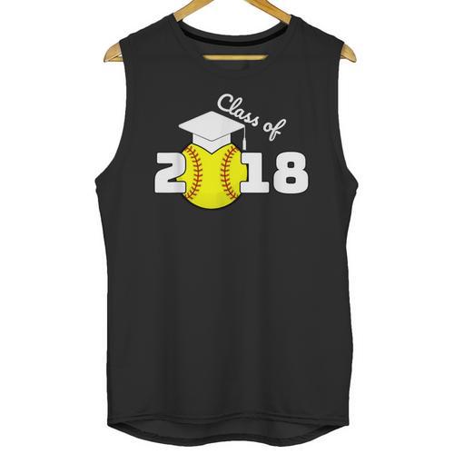 2018 Softball Senior Graduation Shirt For Girls Grad Unisex Tank Top - Best Gift Smart