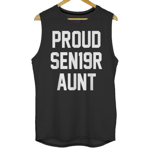 2019 Senior Aunt SEN19R Class Graduation Party T Shirt Unisex Tank Top - Best Gift Smart