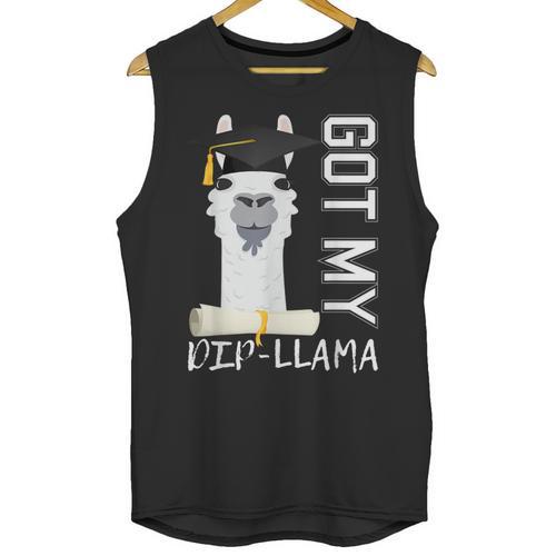 2022 Graduate Graduation For Him Her Got My Dip-Llama Unisex Tank Top - Best Gift Smart