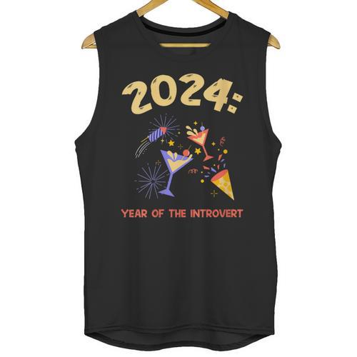 2024 Year Of The Introvert New Year Adventures Unisex Tank Top - Raresse