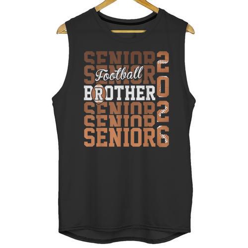 2026 Football Senior Brother Graduation Matching Family Unisex Tank Top - Best Gift Smart