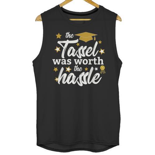 2026 Tassel Graduation The Tassel Was Worth The Hassle Unisex Tank Top - Best Gift Smart