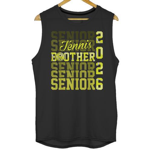 2026 Tennis Senior Brother Graduation Matching Family Unisex Tank Top - Best Gift Smart