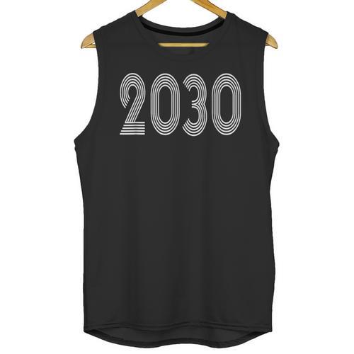 2030 Year Graduation Class Of Photo Shirt Retro Disco Unisex Tank Top - Best Gift Smart