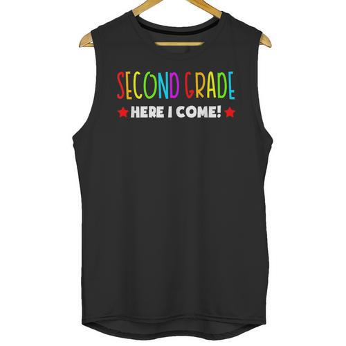 2nd Grade Here I Come Kids 1st Grade Graduation Unisex Tank Top - Best Gift Smart