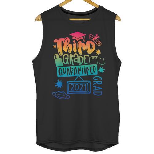 3rd Grade 2021 Graduate Quarantine Third Grade Graduation Unisex Tank Top - Best Gift Smart