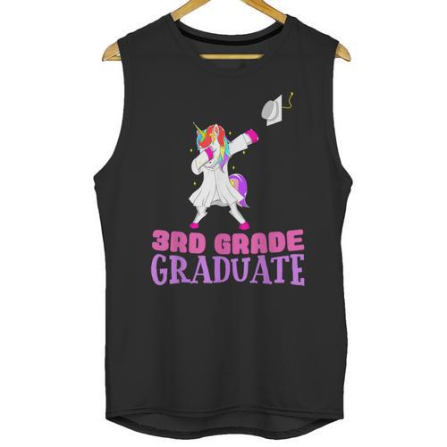 3rd Grade Graduation Unicorn End Of Year Third Unisex Tank Top - Best Gift Smart