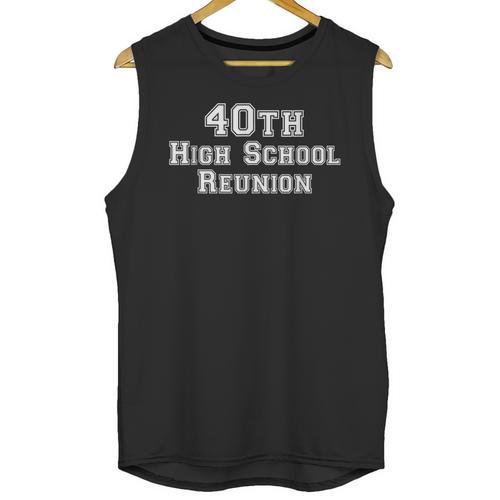 40th High School Reunion Class Of Graduation Year Unisex Tank Top - Best Gift Smart