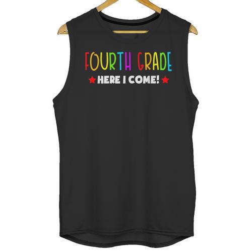 4th Grade Here I Come Kids 3rd Grade Graduation Unisex Tank Top - Best Gift Smart