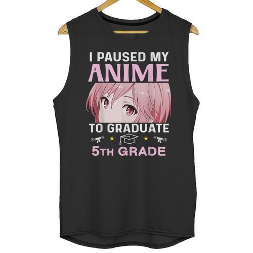 5th Grade Graduation Anime 2025 Graduate Elementary Girls Unisex Tank Top - Best Gift Smart