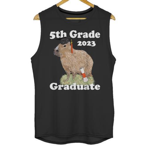 5th Grade Graduation Class Of 2023 Capybara Fifth Graduate Unisex Tank Top - Best Gift Smart