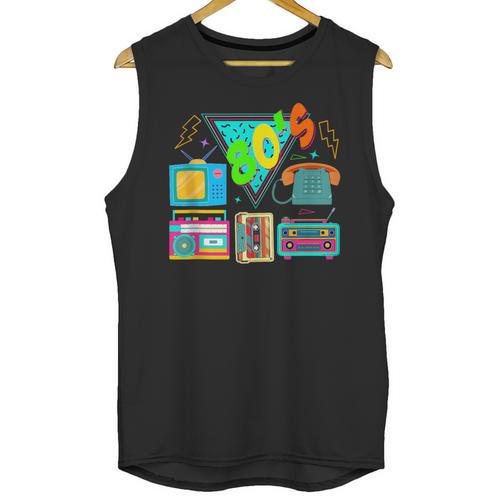 80's Vintage Cassette Tape Nostalgia Mixtape Era 1980s Retro Unisex Tank Top - Figerry