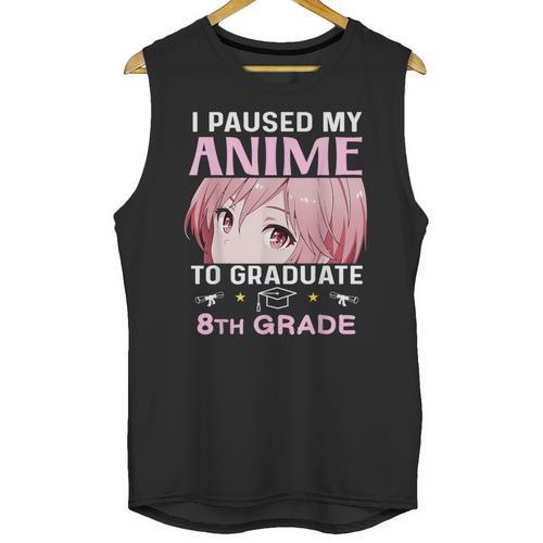 8th Grade Graduation Anime 2024 Graduate Middle School Girls Unisex Tank Top - Best Gift Smart