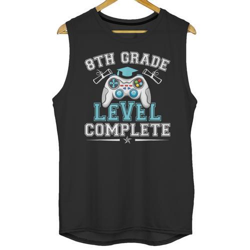 8th Grade Level Complete Graduation 2025 Class Eighth Grade Unisex Tank Top - Best Gift Smart